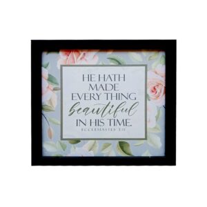 The Promised Land - English Inspirational Bible Verse  -Ecclesiastes 3:11 -table Top