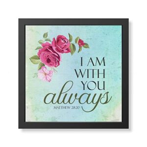 The Promised Land - English Inspirational Bible Verse-Matthew 28:20 -table Top