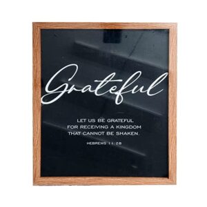 The Promised Land - English Inspirational Bible Verse Wall Decor -Hebrews 11:28 -Wall Frame
